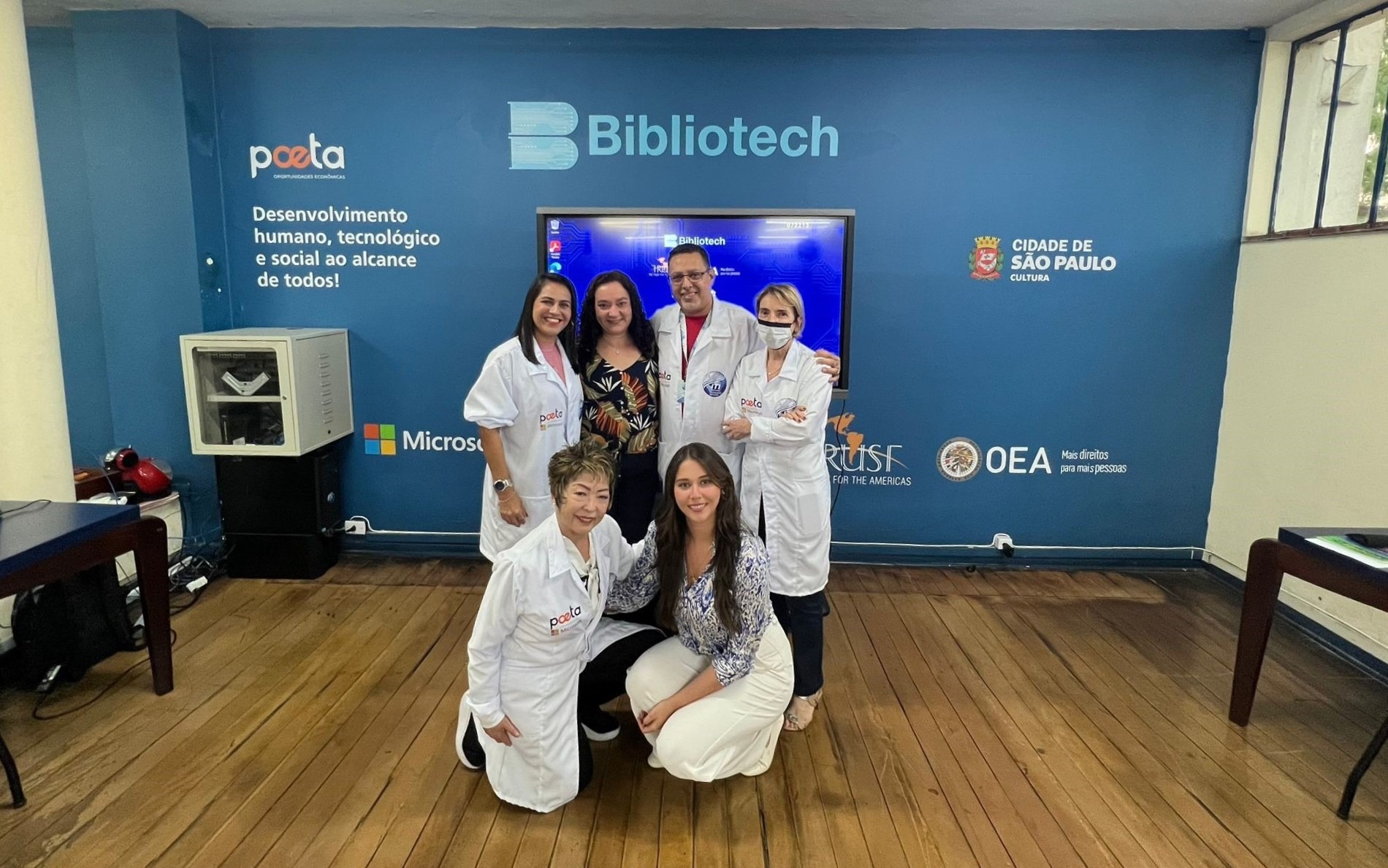 Visita da equipe POETA DigiSpark a São Paulo, Brasil