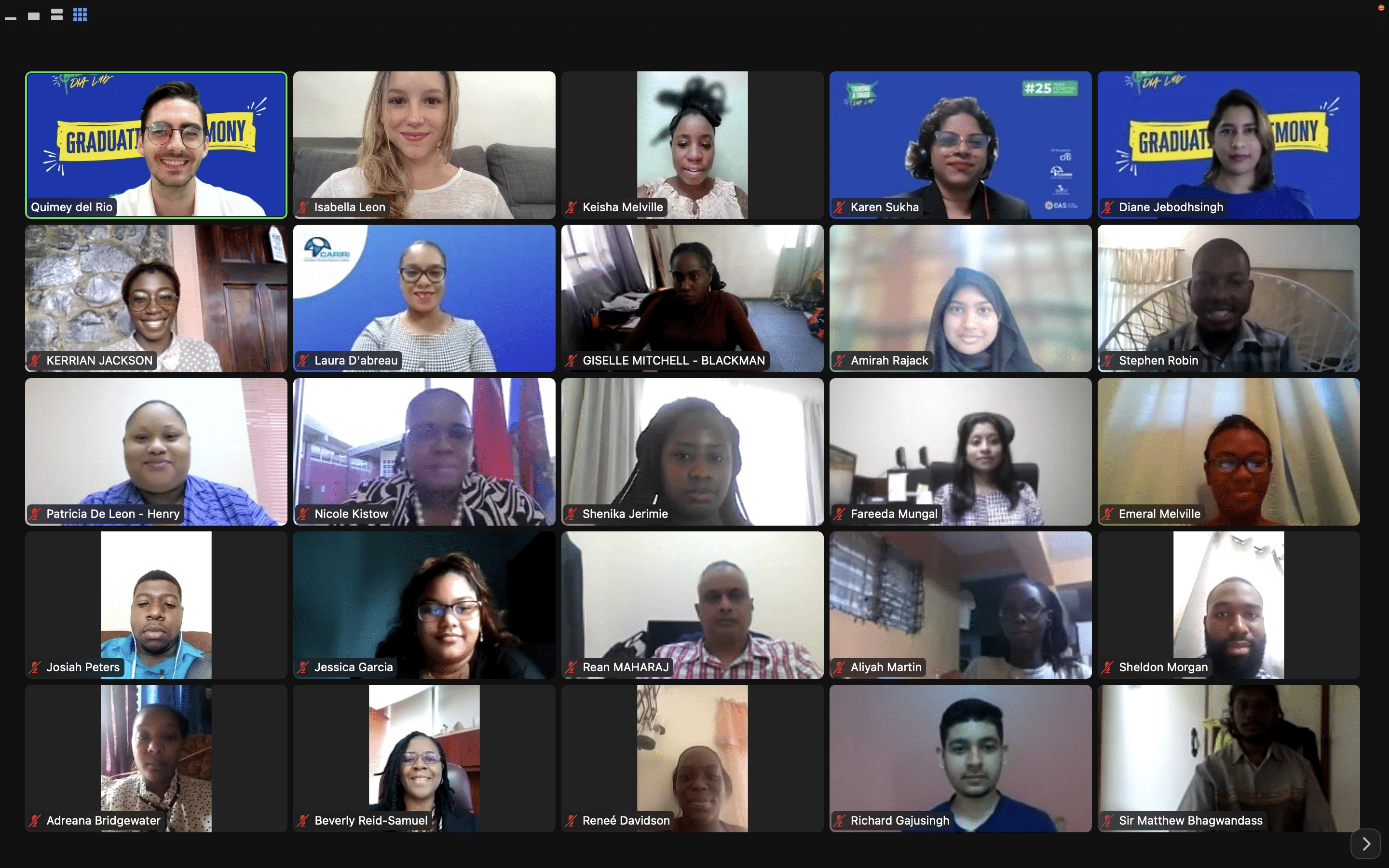 In a virtual ceremony attended by high level public officers and Trust staff, the program celebrated the achievement of its 2022 graduates.