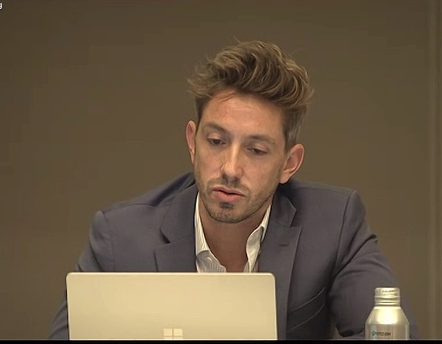 Rodrigo Iriani, DIA Senior Program Manager, at the 18th annual United Nations Internet Governance Forum (IGF).