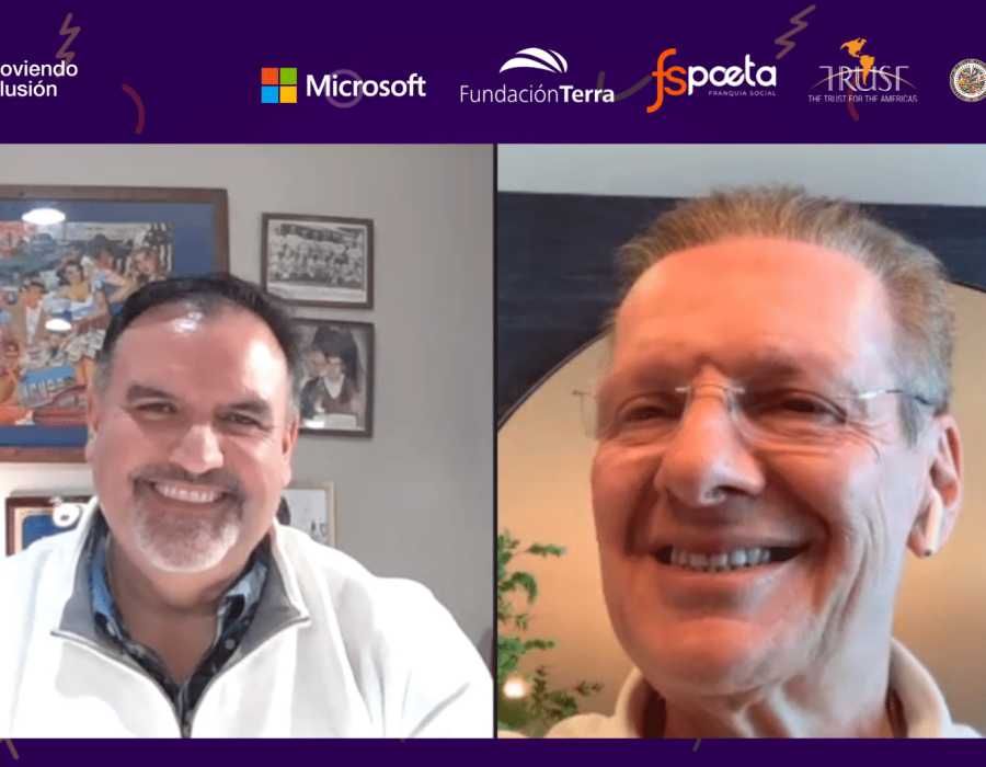 Alexander Figueroa, COO en The Trust for the Americas y Arq. Fredy Nasser, Presidente de Fundación Terra
