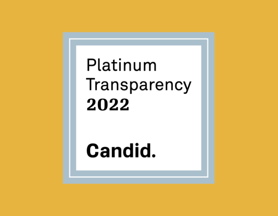 We Earned the 2022 Platinum Seal of Transparency from Candid!